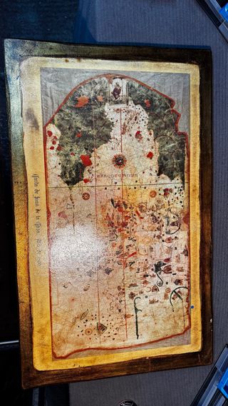 Mapa antiguo Carta de Juan de la Cosa 1500