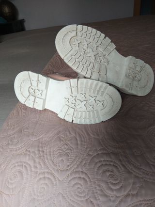 Playeros niña rosa y blanco