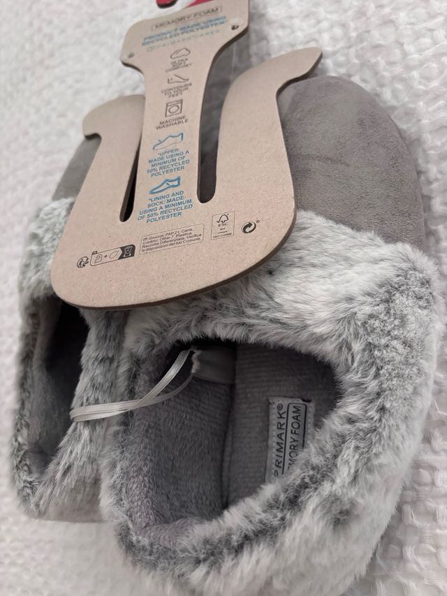 Zapatillas casa Primark invierno mujer talla 36