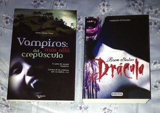 Lote dos libros de vampiros