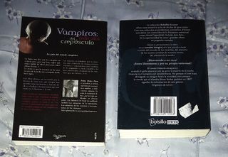 Lote dos libros de vampiros