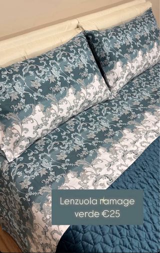 Set Lenzuola Matrimoniali Fantasia Floreale