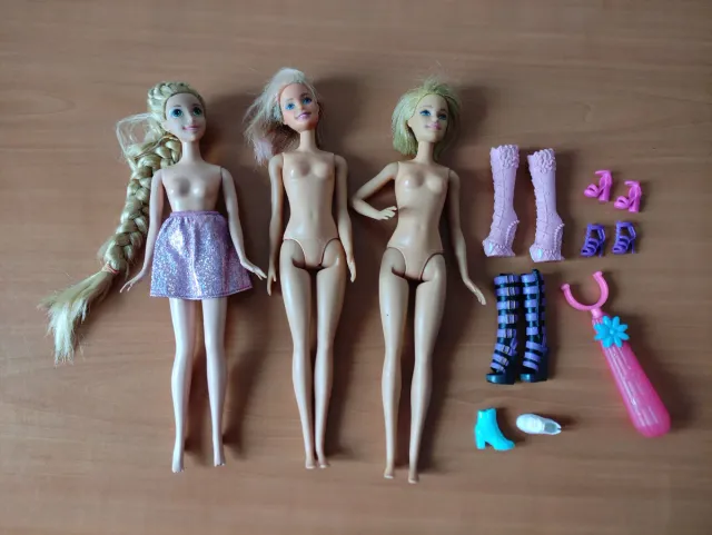 Lote 3 Barbies y complementos