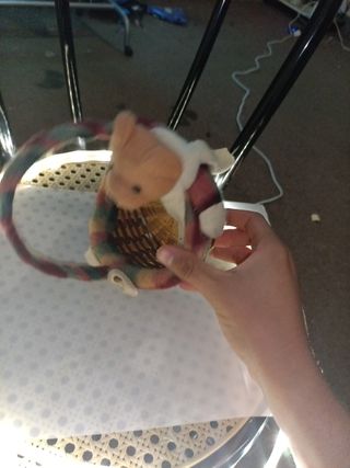 Cesto decorativo con orsetto