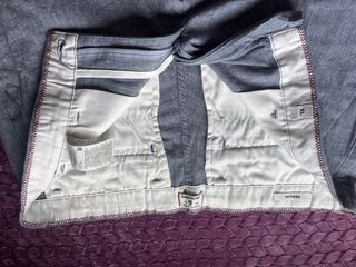 Pantalón corto de pinza azul