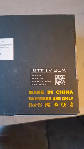 TV Box T95 Max 4GB RAM + 64GB eMMC per Klipper