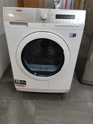 Secadora AEG 8kg A++ bajo consumo con Garantía