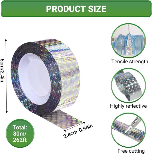 Cinta Reflectante Espantapájaros 100m x 4cm