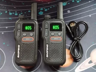 2x Baofeng BF-T18 PMR 446 MHz Walkie Talkies