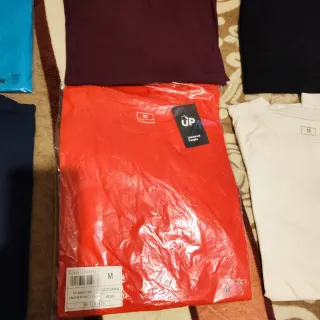 Lote 6 Camisetas Lisas Talla M nuevas Algodón