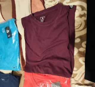 Lote 6 Camisetas Lisas Talla M nuevas Algodón