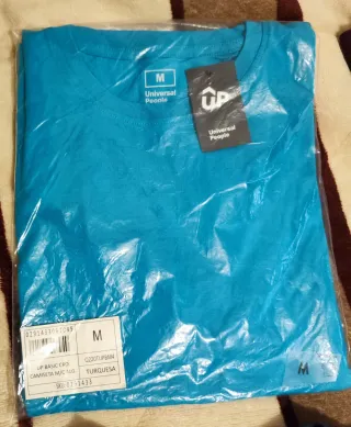 Lote 6 Camisetas Lisas Talla M nuevas Algodón