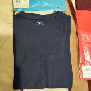 Lote 6 Camisetas Lisas Talla M nuevas Algodón