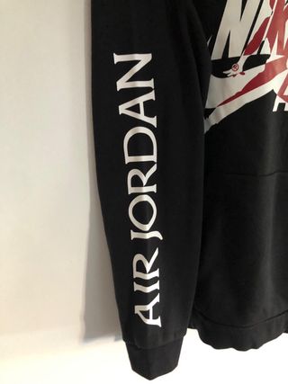 Sudadera Jordan Negra con Logo