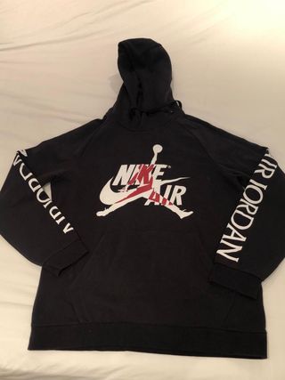 Sudadera Jordan Negra con Logo