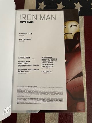 2 CÓMICS IRON MAN. 1 DE REGALO.