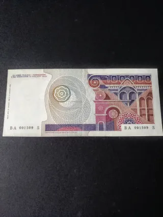 Banconota da 100.000 lire italiane