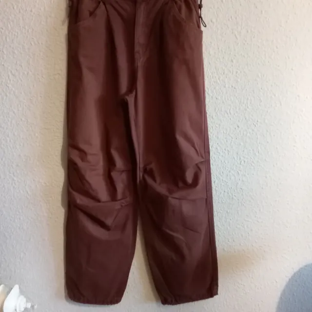 Pantalón Parachute Marrón