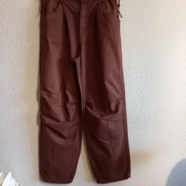 Pantalón Parachute Marrón