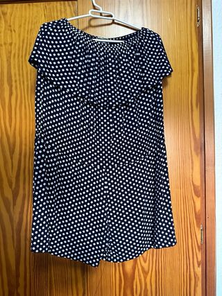 Mono lunares azul marino T.38-40 nuevo