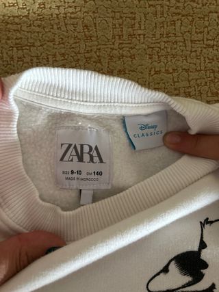 Sudadera Zara Disney Stitch Niña 9-10 años