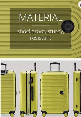 Maleta Hauptstadtkoffer 77cm Verde