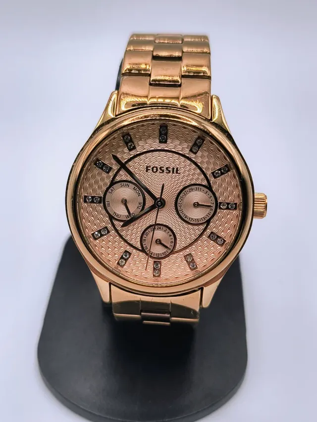 Reloj Fossil Dorado Mujer