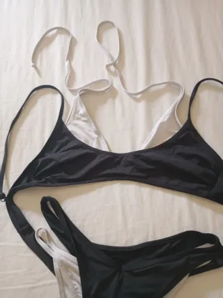 Costume Golden Point nero/bianco