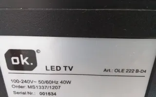 Tv 22"+cascos de regalo ascao
