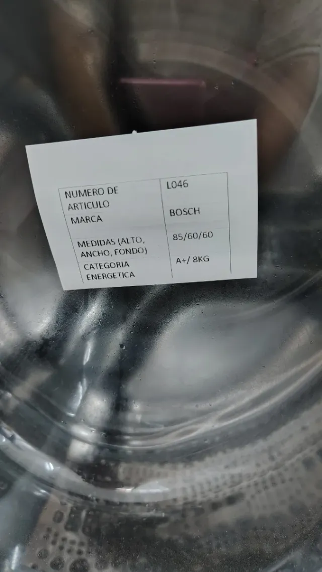 Lavadora Bosch Serie 6 Oferta 160€