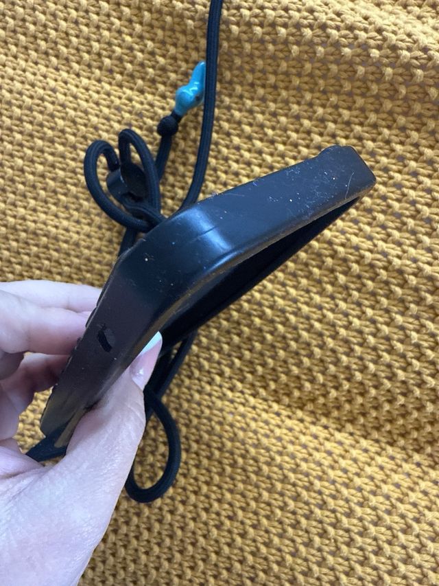 Funda Bimba y Lola con cordón negra y azul