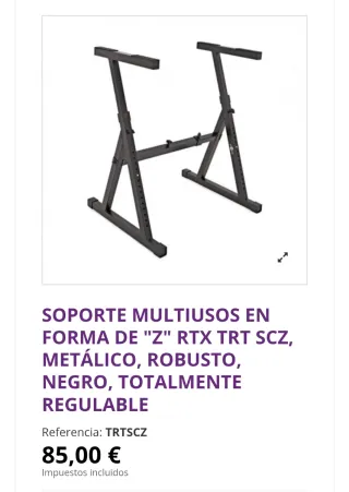 Soporte Teclado RTX TRT-SCZ En forma de Z