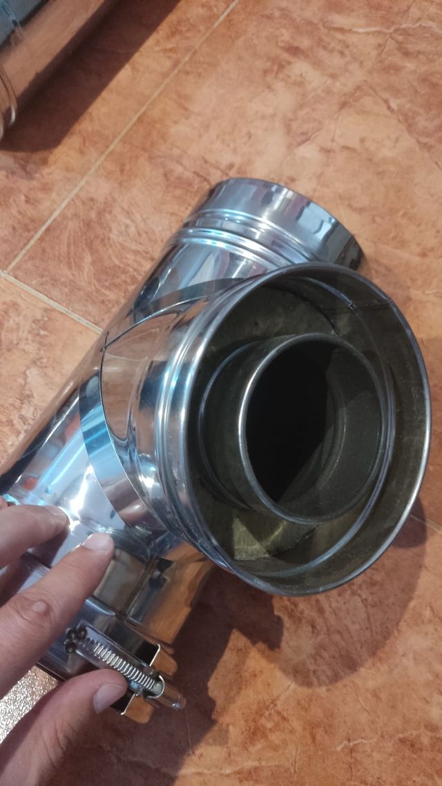 Tubos Acero Inox y Lana de Roca