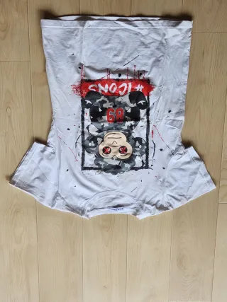 Camiseta Blanca Estampada Icons
