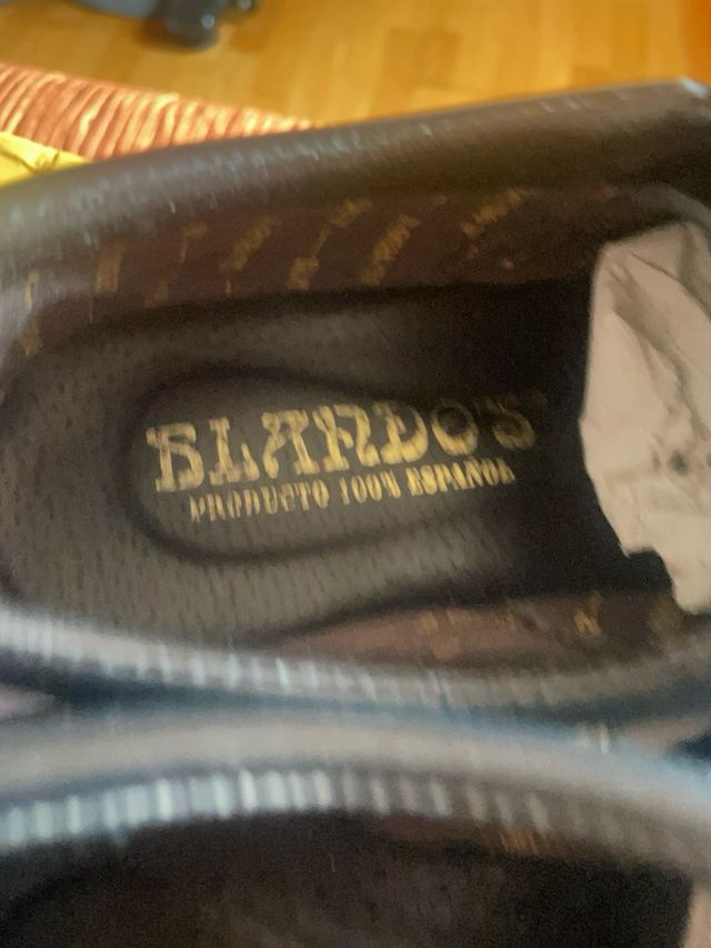 Zapatos de piel negros hechos en España