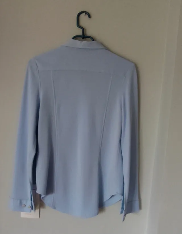 Camisa Sepiia Mujer Talla M Slim Azul