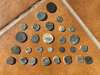 28 Monedas Romanas Iberas y Resellos