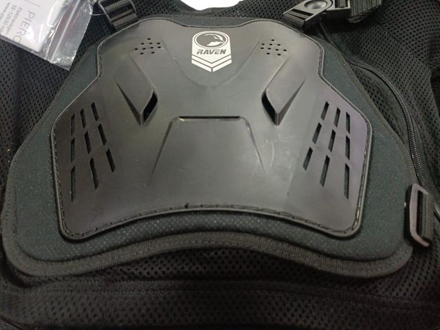 PROTECCION DE MOTOCROSS SIDESWIPE SKYDDSJACKA SVART RAVEN MOTOCROSS TALLA L