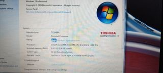 Notebook Toshiba Portege nero