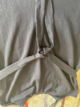 Mono negro ancho mujer