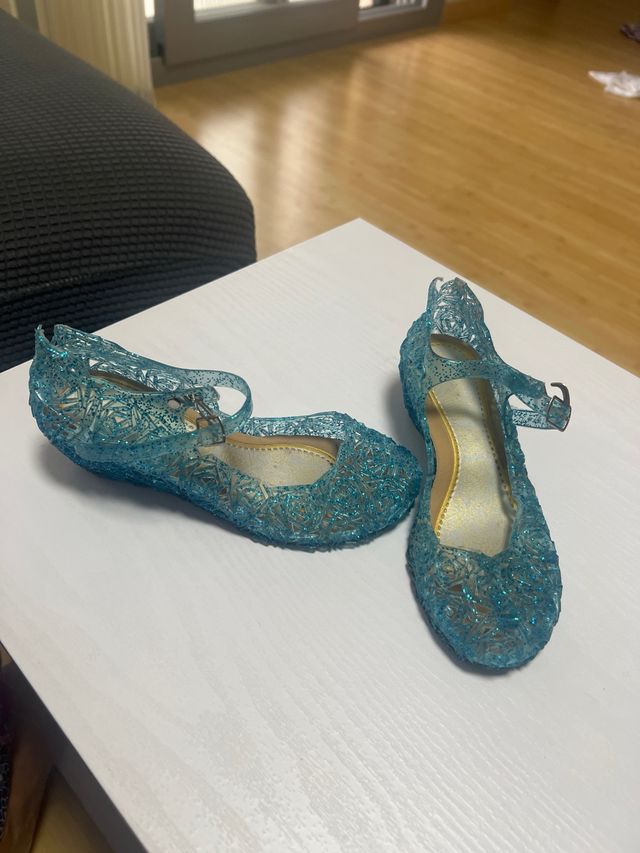 Zapatos de tacón niña brillantes