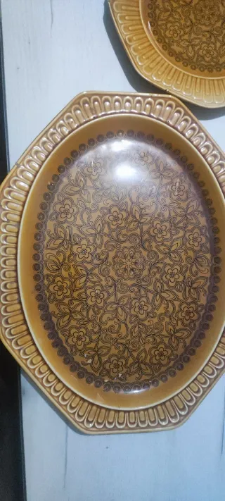 Juego de 4 platos y bandeja