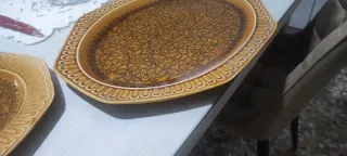 Juego de 4 platos y bandeja