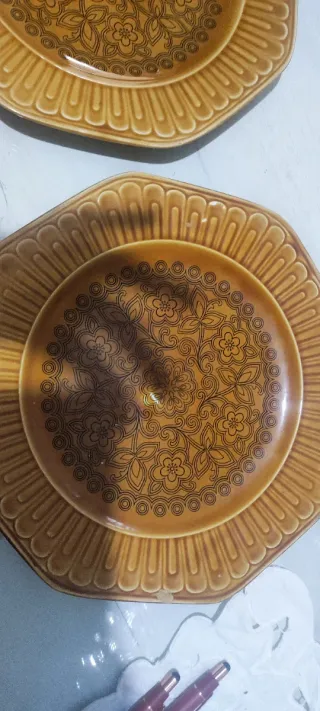 Juego de 4 platos y bandeja