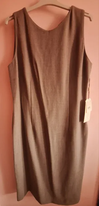 Vestido tubo gris