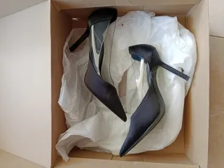 Zapatos de fiesta negros Mango T/ 39 NUEVOS