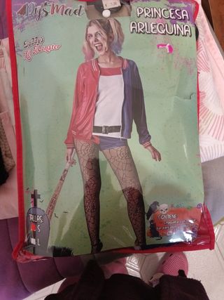 Disfraz Princesa Arlequina Talla S