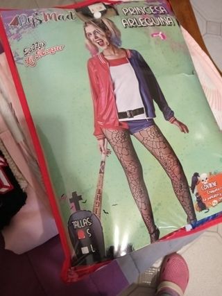 Disfraz Princesa Arlequina Talla S