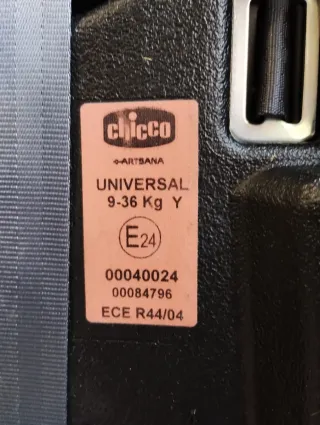 Silla coche Chicco Neptune Universal grupo 1-2-3