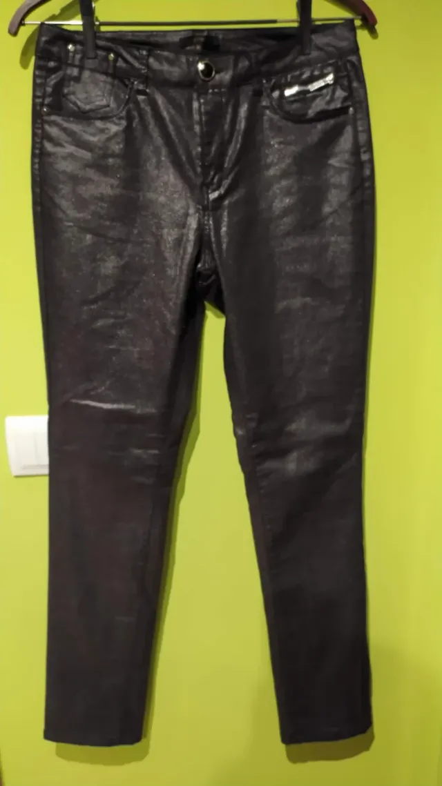 Pantalón Elogy Negro Brillante